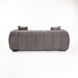 CHLOE FABRIC 2 SEATER - GREY