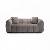 CHLOE FABRIC 2 SEATER - GREY