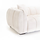 CHLOE FABRIC 3 SEATER - OATMEAL