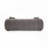 CHLOE FABRIC 3 SEATER - GREY