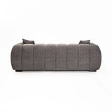 CHLOE FABRIC 3 SEATER - GREY