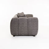 CHLOE FABRIC 3 SEATER - GREY