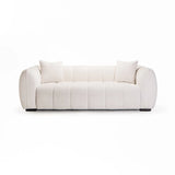 CHLOE FABRIC 3 SEATER - OATMEAL