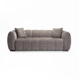 CHLOE FABRIC 3 SEATER - GREY