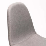 COLE FABRIC DINING CHAIR - NATURAL LEG