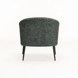 COLT FABRIC CHAIR - GREEN/BLACK LEGS 