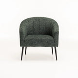 COLT FABRIC CHAIR - GREEN/BLACK LEGS 