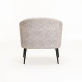 COLT FABRIC CHAIR - LIGHT GREY/BLACK LEGS