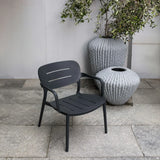 CORFU ARMCHAIR - DARK GREY