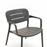 CORFU ARMCHAIR - DARK GREY