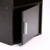 CYRUS 1 DOOR PEDESTAL - WENGE