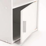 CYRUS 1 DOOR PEDESTAL - WHITE