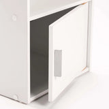 CYRUS 1 DOOR PEDESTAL - WHITE