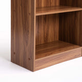 CYRUS 2 SHELF BOOKCASE - WALNUT