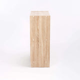 CYRUS 2 SHELF BOOKCASE - OAK