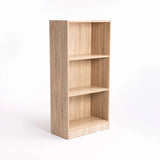 CYRUS 3 SHELF BOOKCASE - OAK