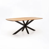 DAL 240x100cm DANISH OVAL SOLID WOOD DT-MANGOLIA