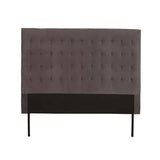 DANI VELVET TOUCH KING HEADBOARD - DARK GREY