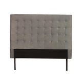 DANI VELVET TOUCH KING HEADBOARD - LIGHT GREY