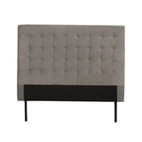 DANI VELVET TOUCH QUEEN HEADBOARD - LIGHT GREY