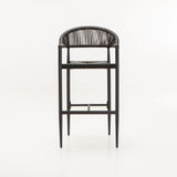 DELOS OUTDOOR BARSTOOL - DARK GREY