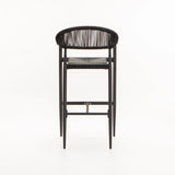 DELOS OUTDOOR BARSTOOL - DARK GREY