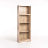 DELTA BOOKCASE BC04 - LIGHT OAK (168cm H)