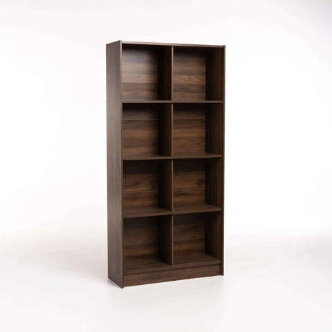 DELTA BOOKCASE BC08 - WALNUT (168cm H)