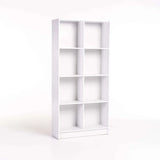 DELTA BOOKCASE BC08 - WHITE (168cm H)