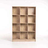 DELTA BOOKCASE BC12 - LIGHT OAK (168cm H)