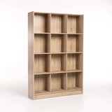 DELTA BOOKCASE BC12 - LIGHT OAK (168cm H)