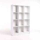 DELTA BOOKCASE BC12 - WHITE (168cm H)