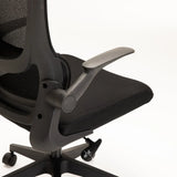 DELUXE HIBACK OFFICE CHAIR OF580 - BLACK