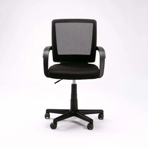 DELUXE OFFICE CHAIR W-126A - BLACK