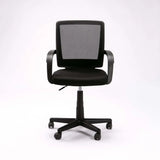 DELUXE OFFICE CHAIR W-126A - BLACK