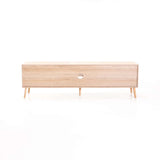 DEWI 2 DOOR TV UNIT - RUSTIC LIGHT OAK