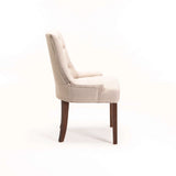 DIDIER FABRIC DINING CHAIR - CREAM