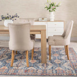 DIDIER FABRIC DINING CHAIR - CREAM/NATURAL
