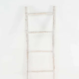 DISPLAY LADDER 150cm SOLID WOOD - WHITEWASH