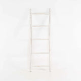 DISPLAY LADDER 150cm SOLID WOOD - WHITEWASH