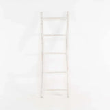 DISPLAY LADDER 150cm SOLID WOOD - WHITEWASH