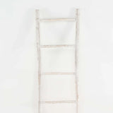 DISPLAY LADDER 150cm SOLID WOOD - WHITEWASH