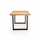 DIYA 180x90cm SOLID WOOD DT - LIGHT OAK