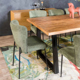 DIYA 180x90cm SOLID WOOD DT - MANGOLIA RUSTIC