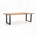 DIYA 240x100cm SOLID WOOD DT - MANGOLIA RUSTIC