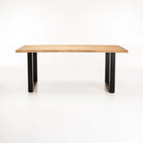 DIYA 240x100cm SOLID WOOD DT - LIGHT OAK