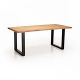 DIYA 180x90cm SOLID WOOD DT - LIGHT OAK