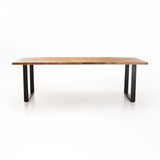 DIYA 240x100cm SOLID WOOD DT - MANGOLIA RUSTIC