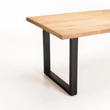 DIYA 240x100cm SOLID WOOD DT - LIGHT OAK