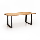 DIYA 240x100cm SOLID WOOD DT - LIGHT OAK